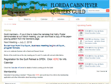 Tablet Screenshot of floridacabinfever.com